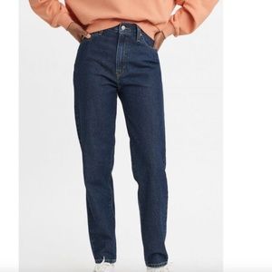 Levi's Eco Indigo High Waisted Mom Jeans - Size 27